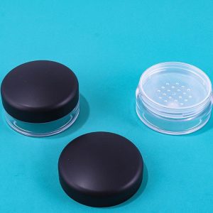 15g Screw-cap Loose Powder Empty Box With Powder Puff