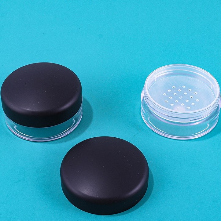 15g Screw-cap Loose Powder Empty Box With Powder Puff