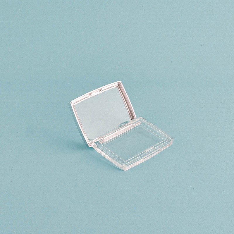 Rectangular Transparent Silver Ring Eyeshadow Box Packaging - Image 4