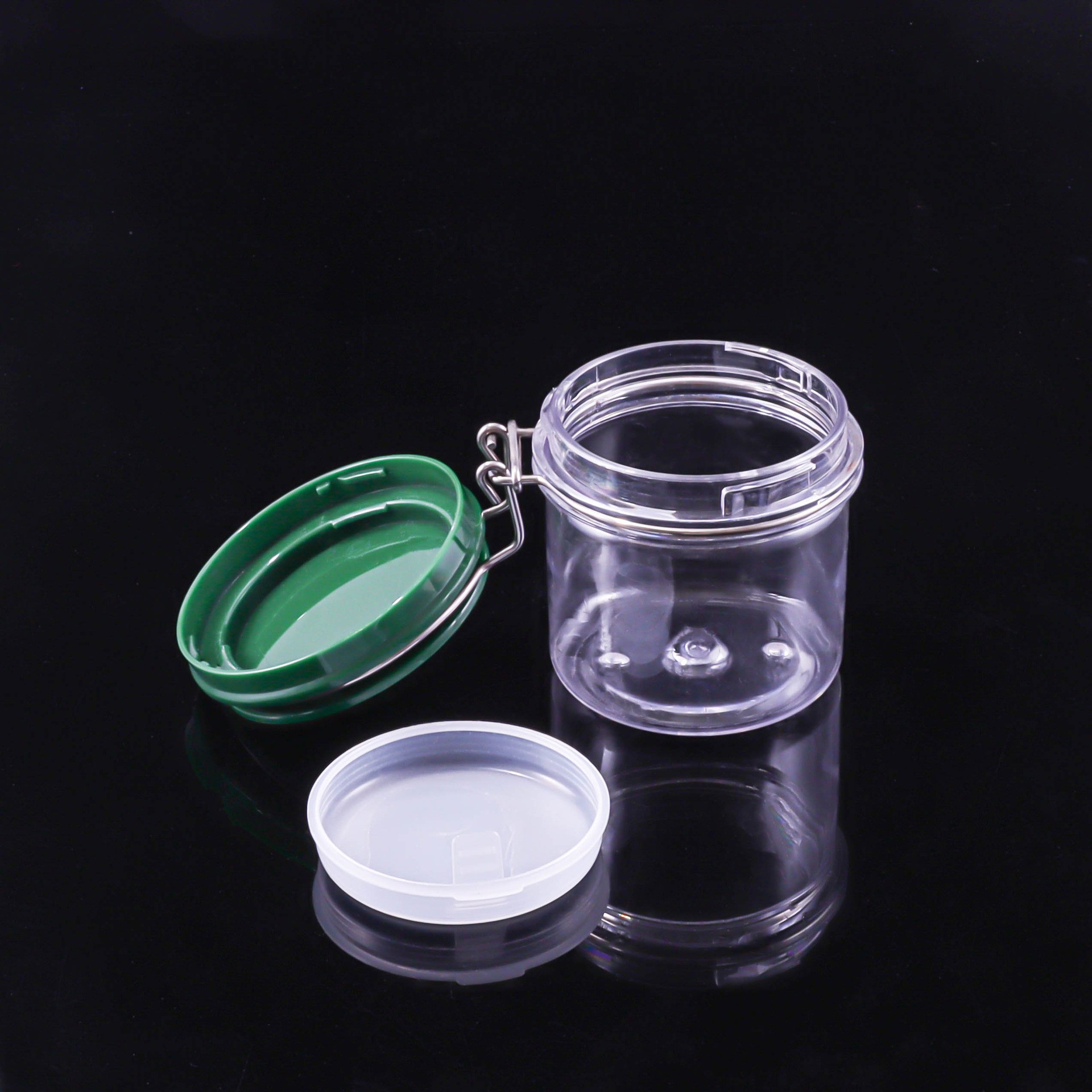 220ml Transparent PET Wide-Mouth Bottle - Image 2