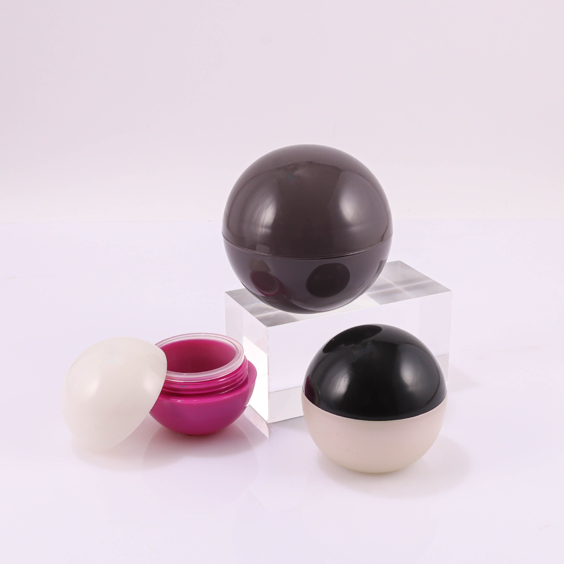 30g 50g 100g PP Plastic Ointment Spherical Bottle - Image 2
