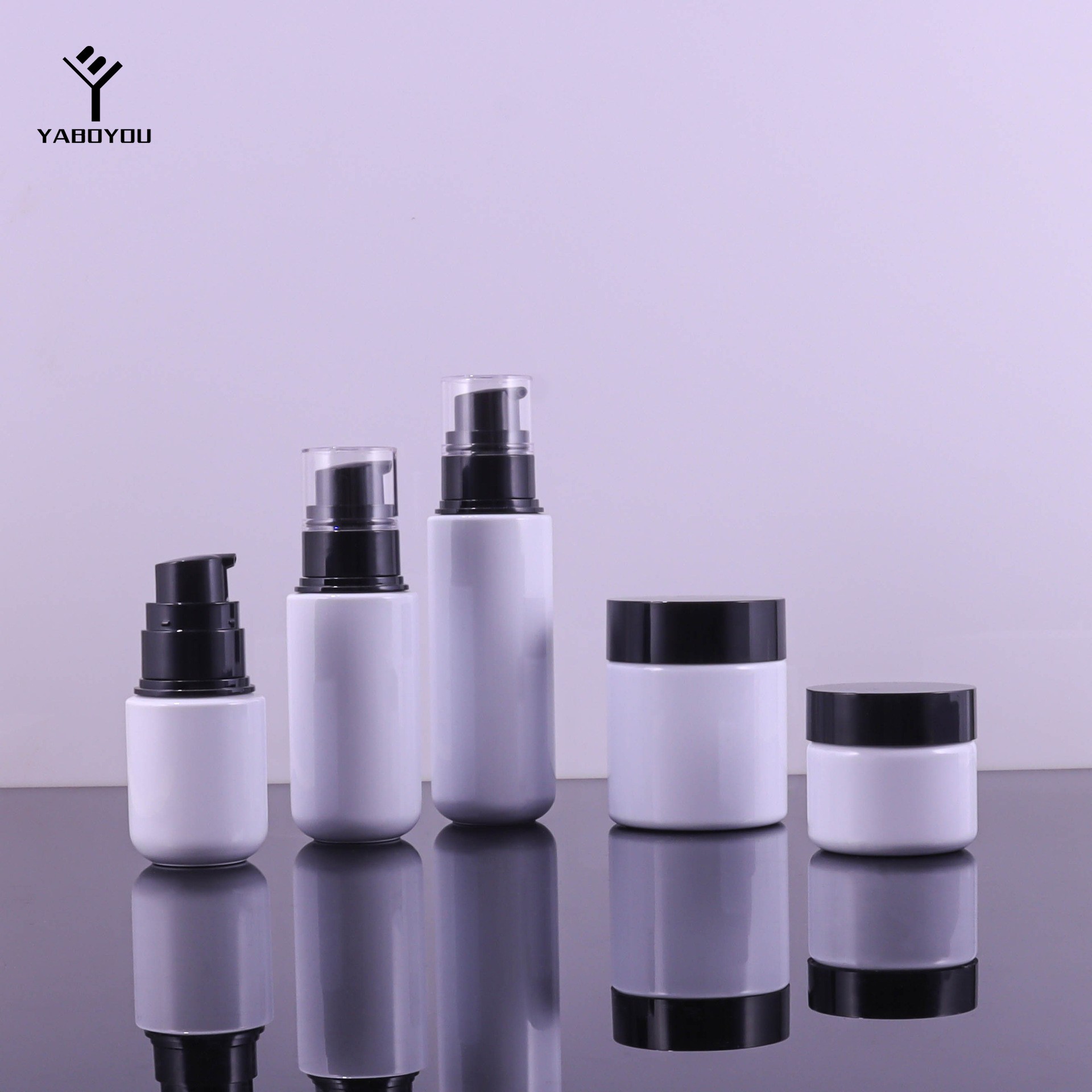 PET Plastic 20g/50g Cream Jars, 50ml/90ml/120ml Lotion Bottles