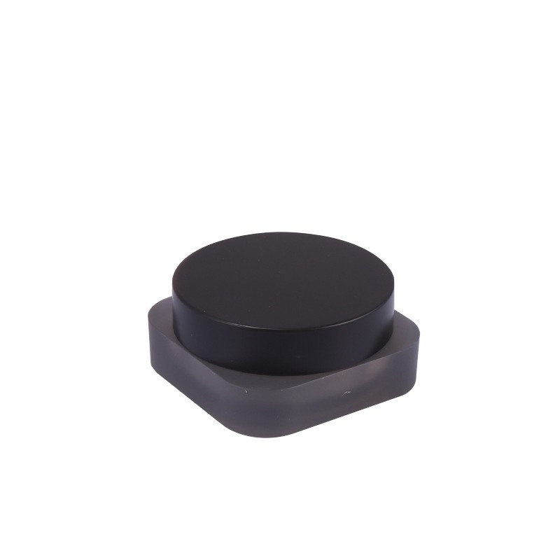 10g Black and White Frosted Round Lid Injection Molded Square Loose Powder Box - Image 5
