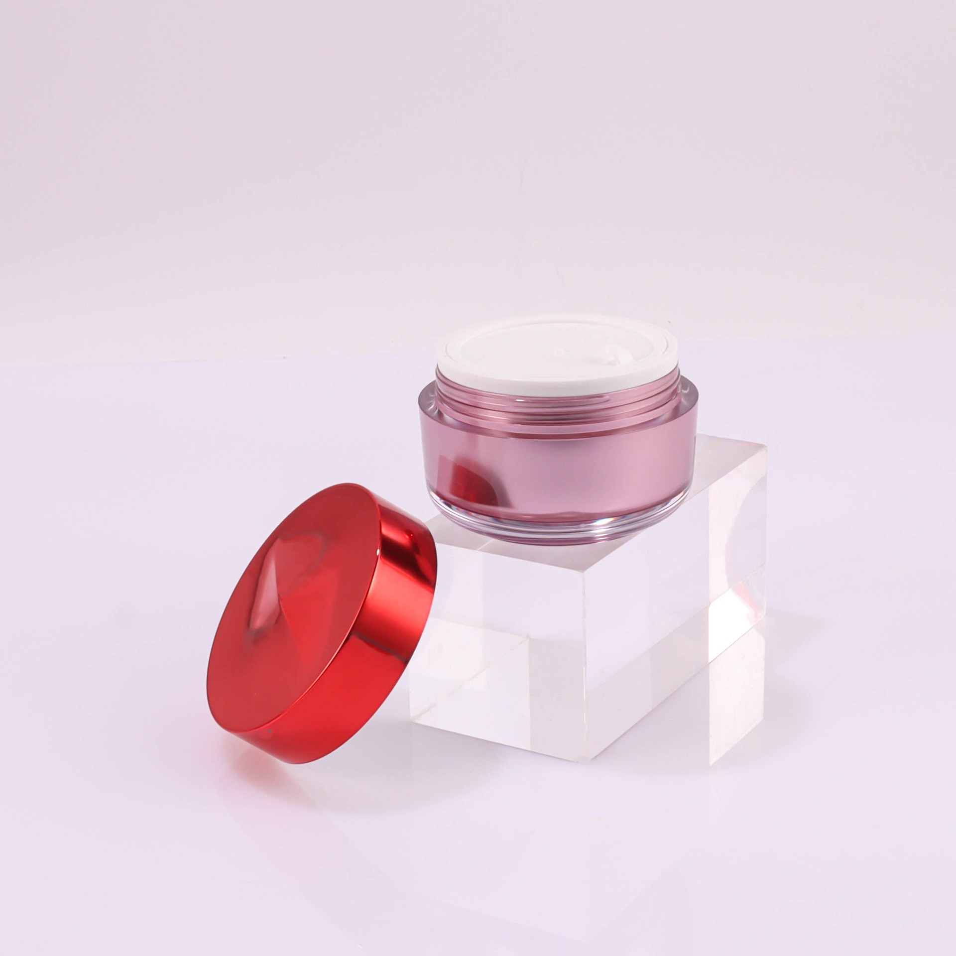 50g AS Plastic Double-layer Thick-skin Cream Bottle - Image 4