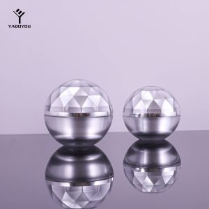 30g/50g Acrylic Bright Silver Cream Bottle