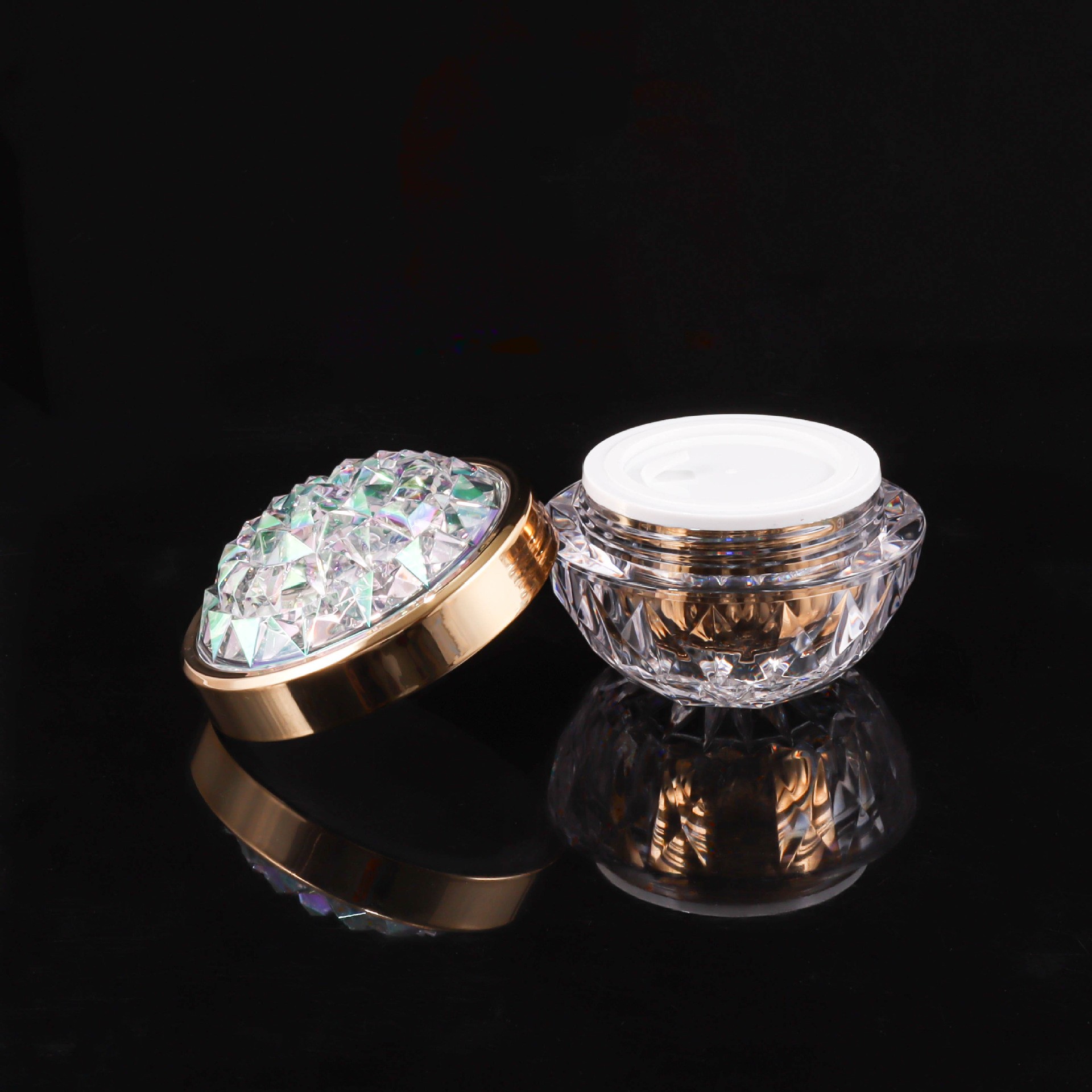 50g Acrylic Diamond Cream Bottle - Image 4