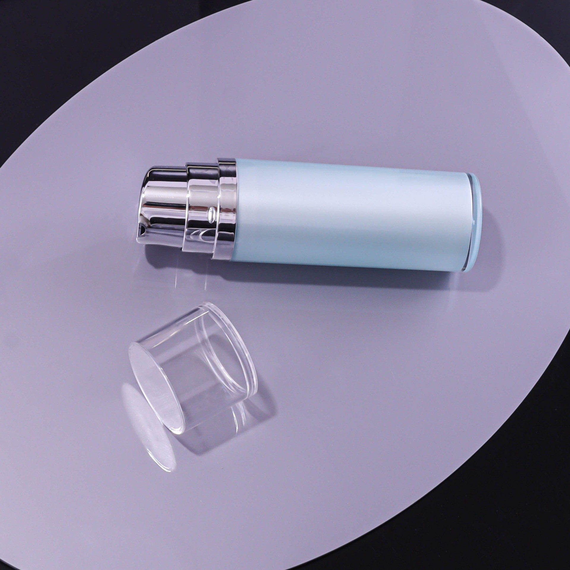 30ml Gold and Silver Plated Cosmetic Vacuum Bottle - Image 4