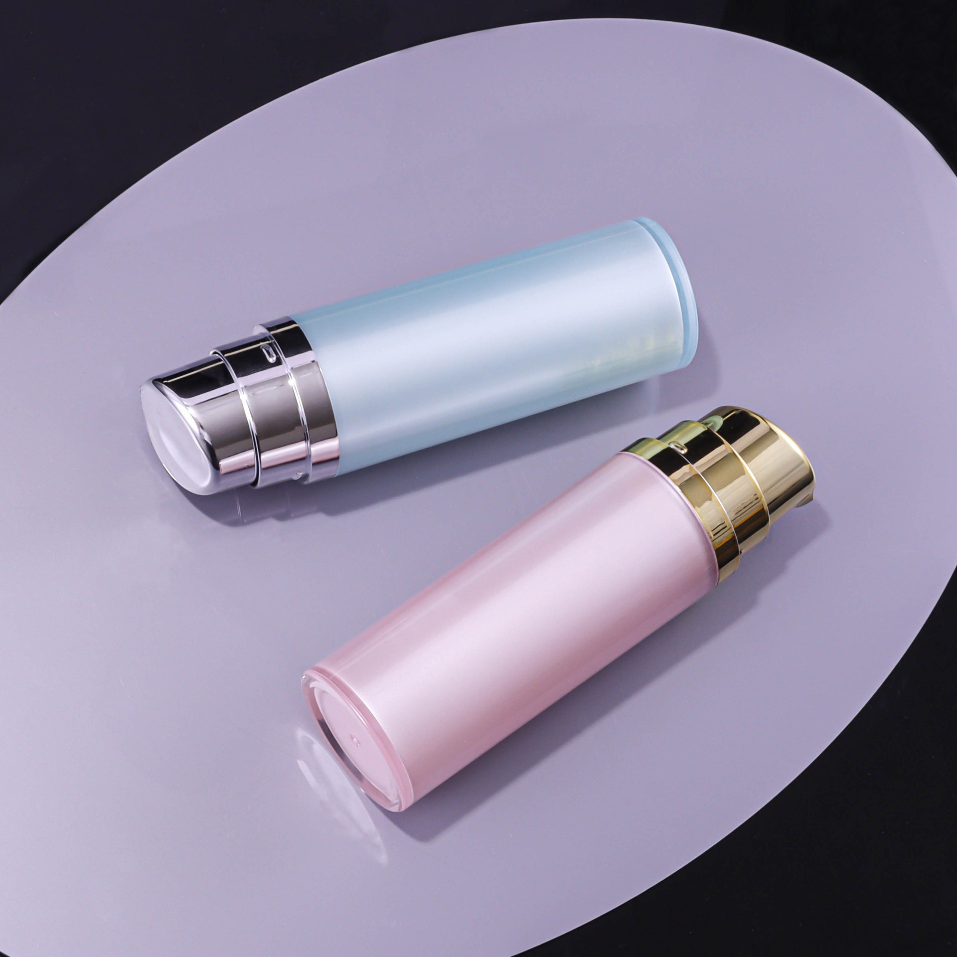 30ml Gold and Silver Plated Cosmetic Vacuum Bottle - Image 2