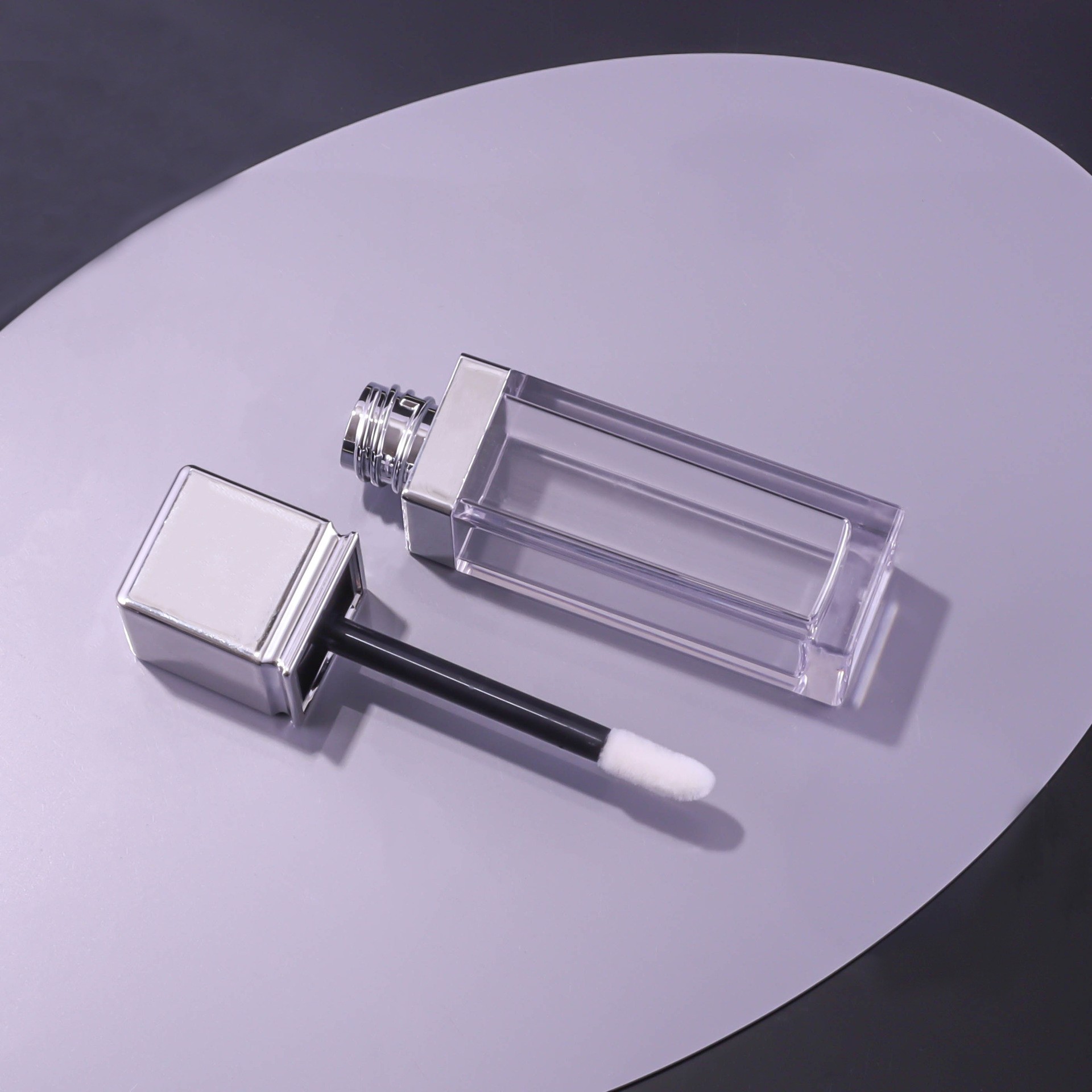40ml Square Transparent Foundation Bottle - Image 2