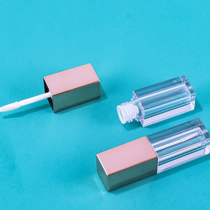 4.5g Rose Gold Cap Lip Gloss Empty Bottle