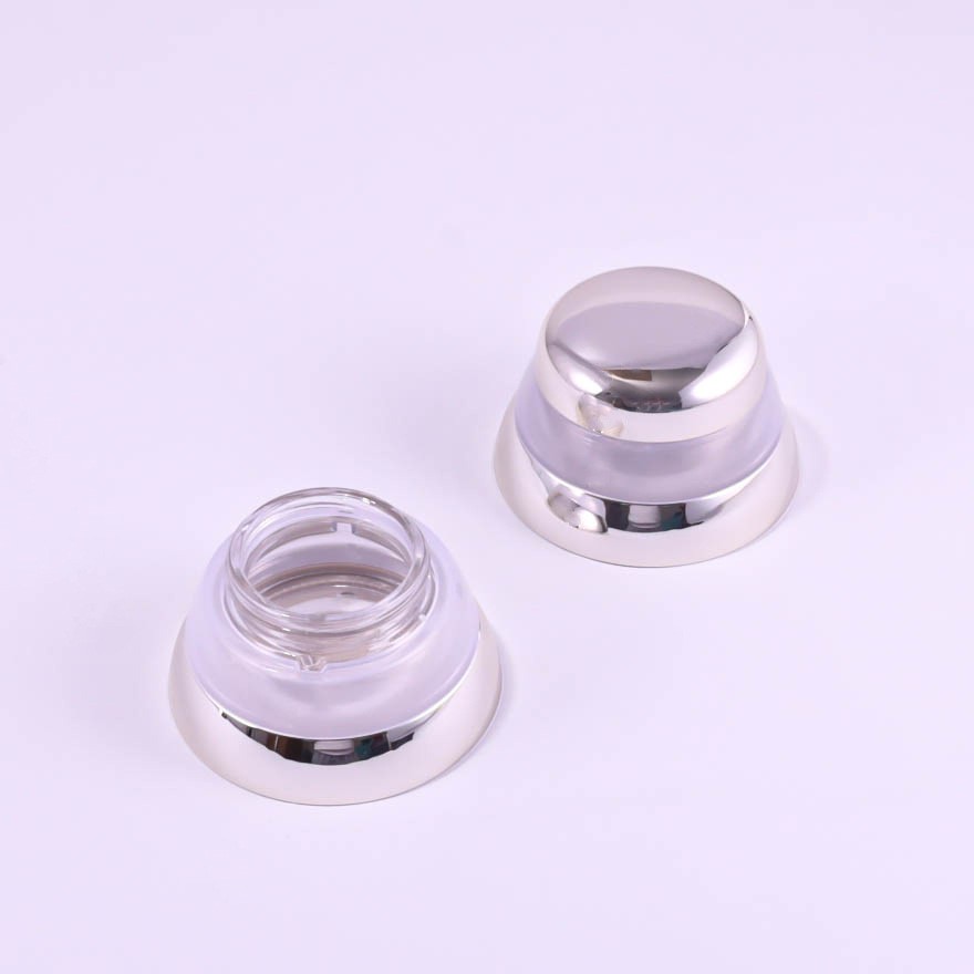 50g Glass Trapezoidal Cream Bottle - Image 2