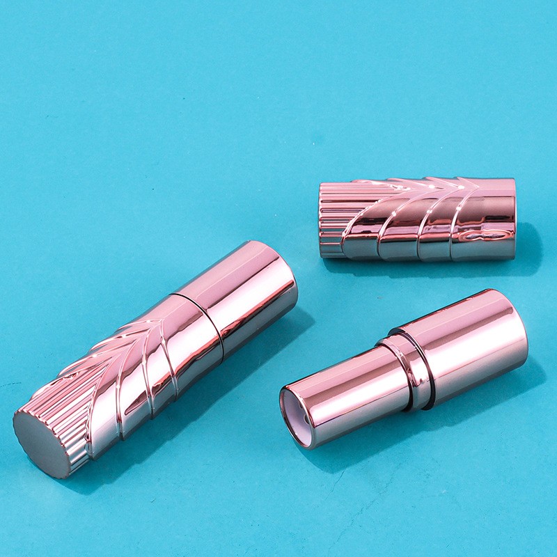 3.5g Royal-style Round Rose Gold Lipstick Tube - Image 3
