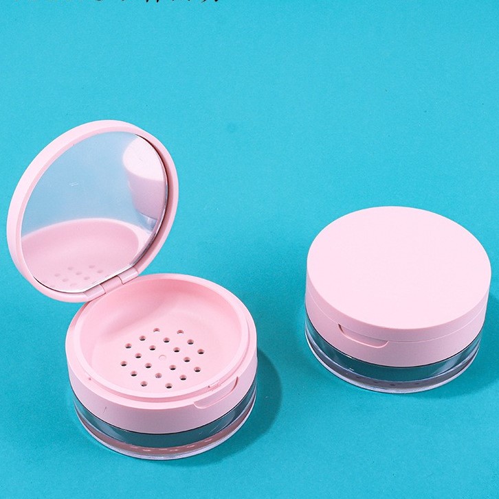 10g Flip-Top Mirror Powder Dispenser (Empty Container)