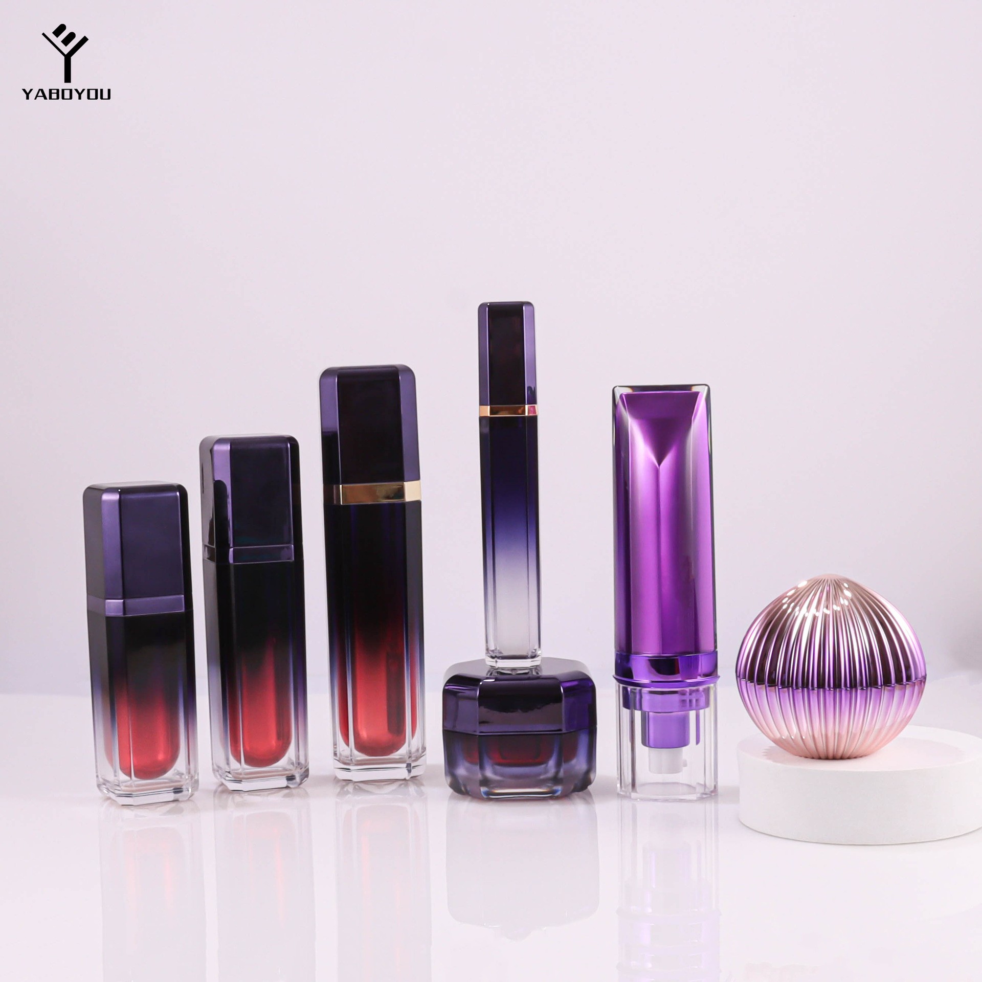 Acrylic Set Bottle, Press-type Lotion/Serum Bottle, Rollerball Bottle