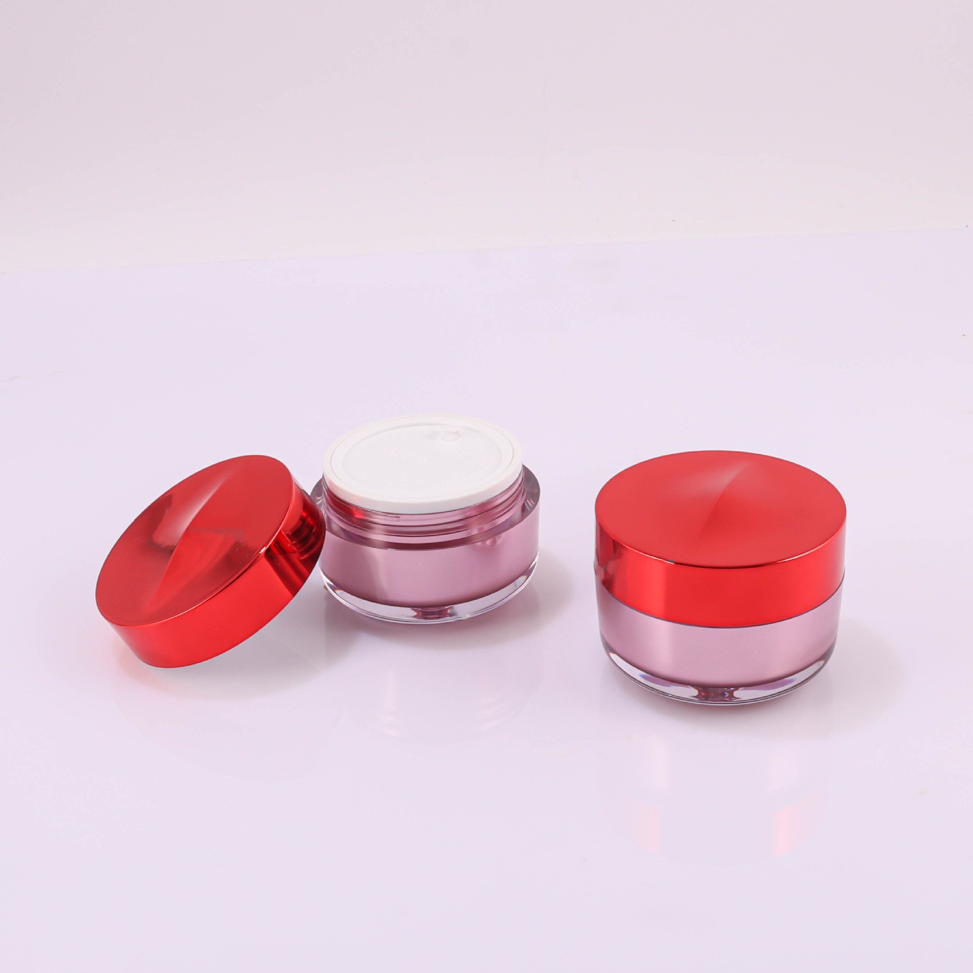 50g AS Plastic Double-layer Thick-skin Cream Bottle - Image 3