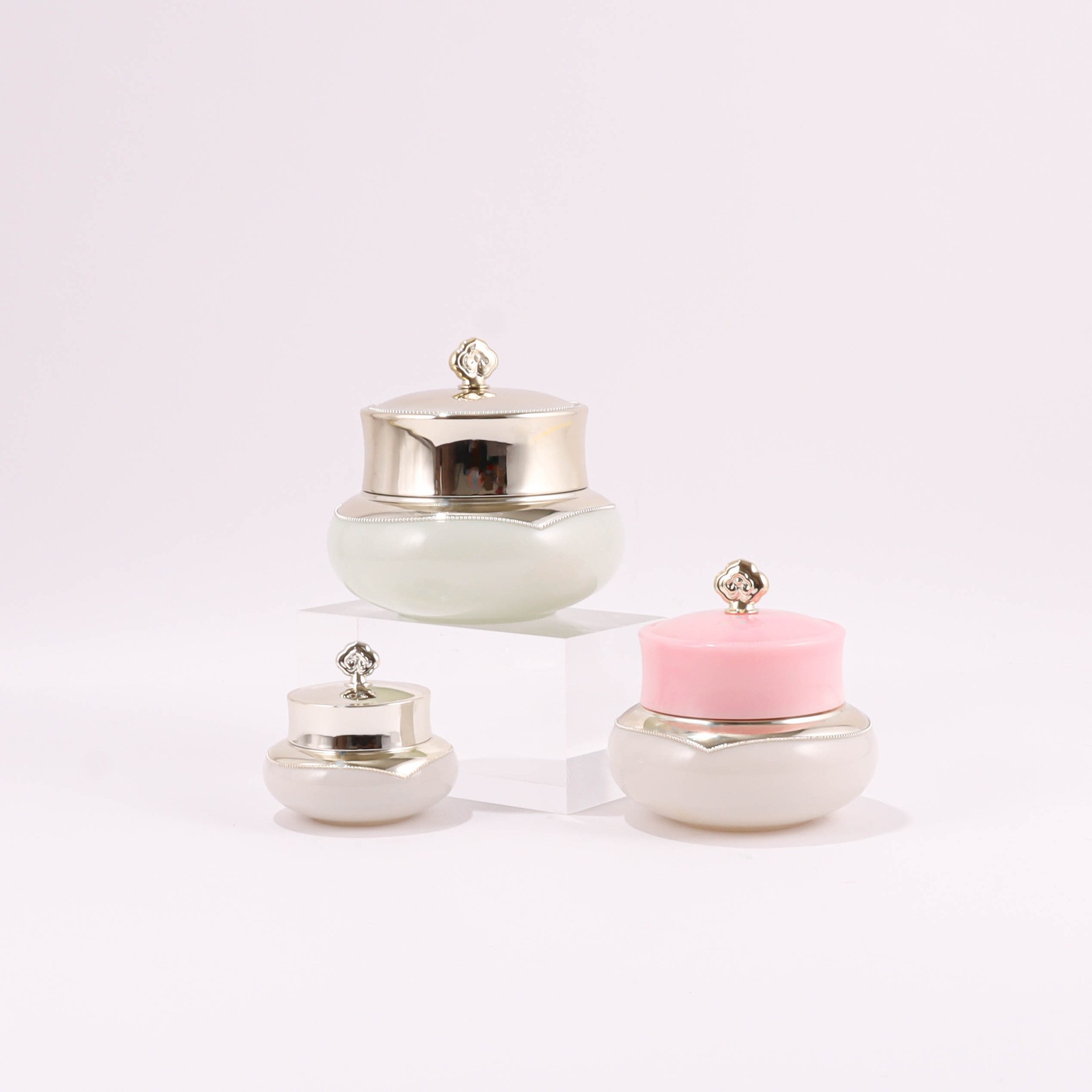 5g/30g/40g PETG Plastic Crown-shaped Face Cream Bottle - Image 2