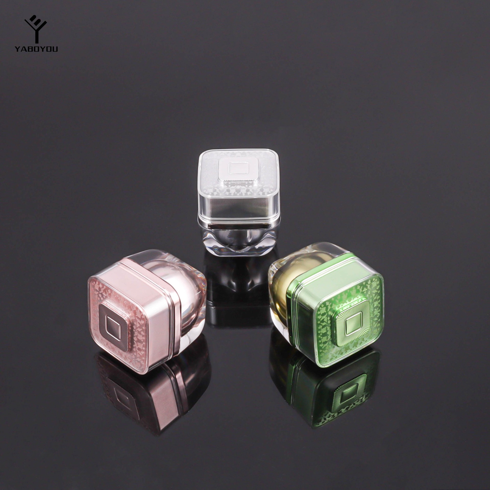 25g Acrylic Transparent Inner Spray Cream Bottle