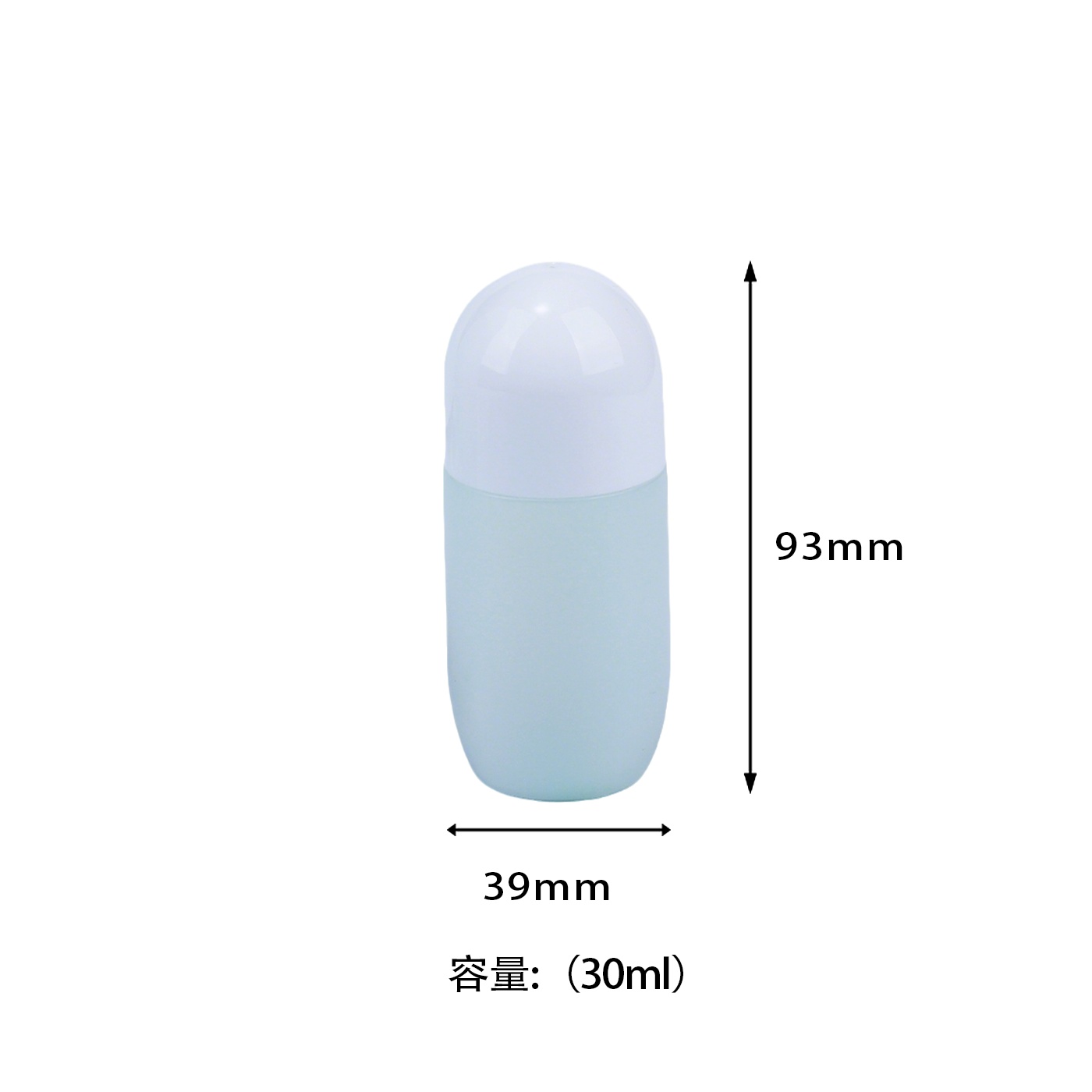 30ml Plastic Empty Round Colorful Roll Bottle - Image 6