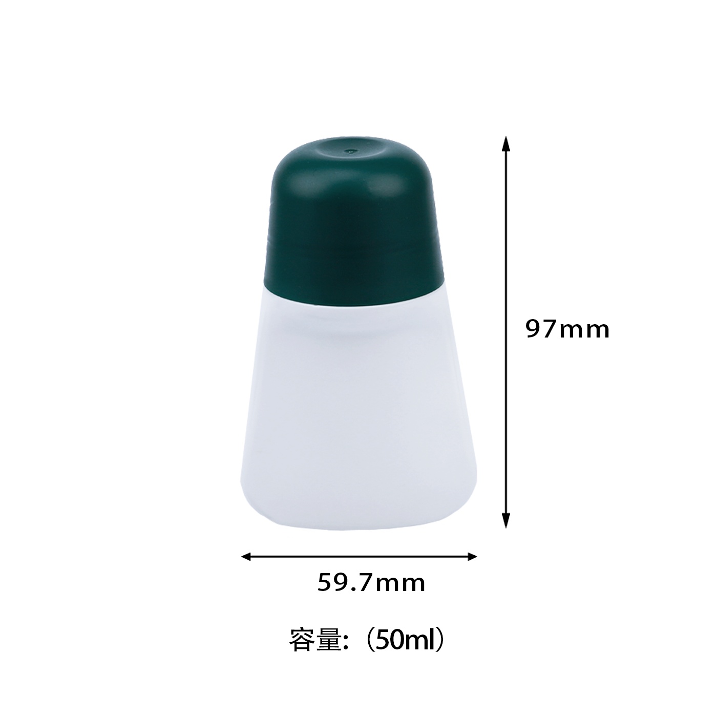 50ml Empty Plastic PP Oval Roll on Bottles - Image 6