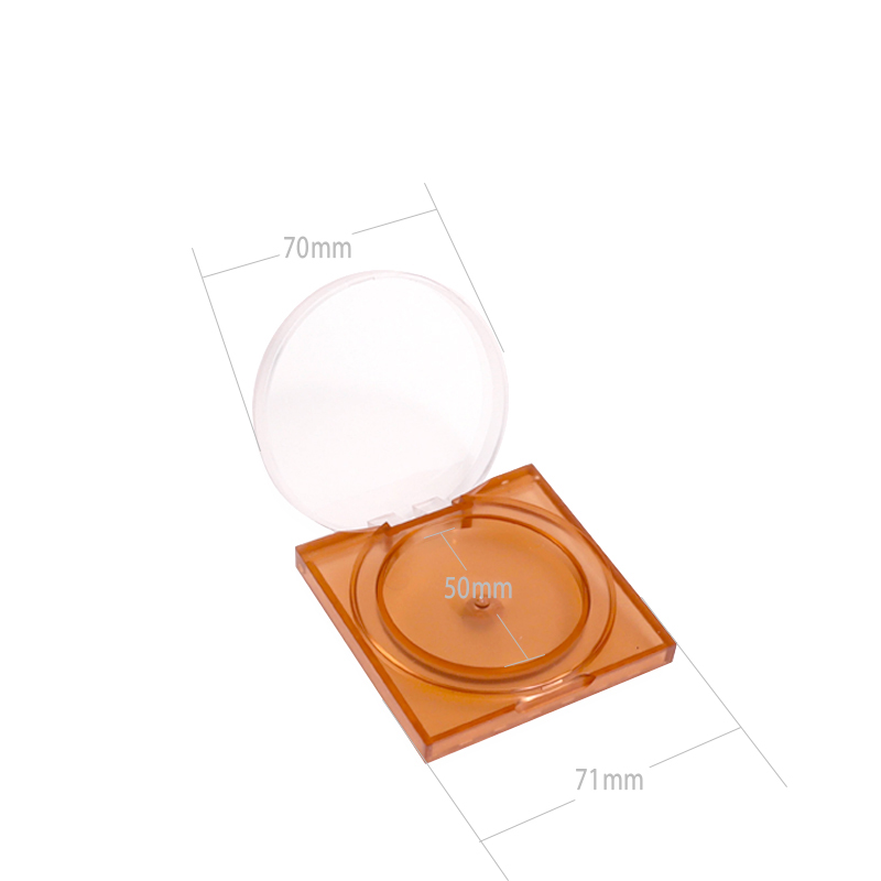 Square Box With Round Lid Powder Compact - Image 5