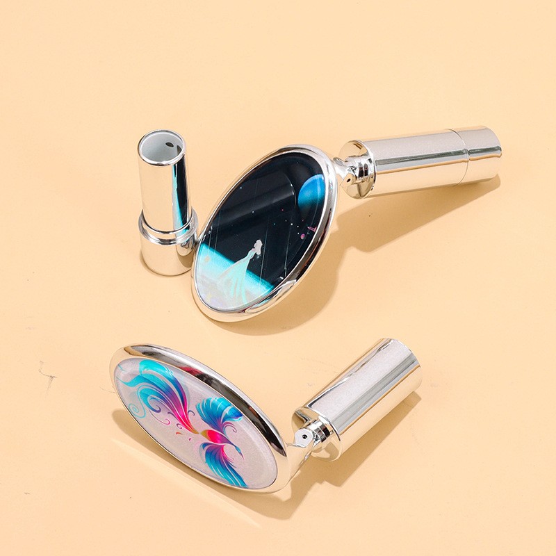 3.5g Round Lipstick Tube With Mirror And 3D Printed Logo - Image 2