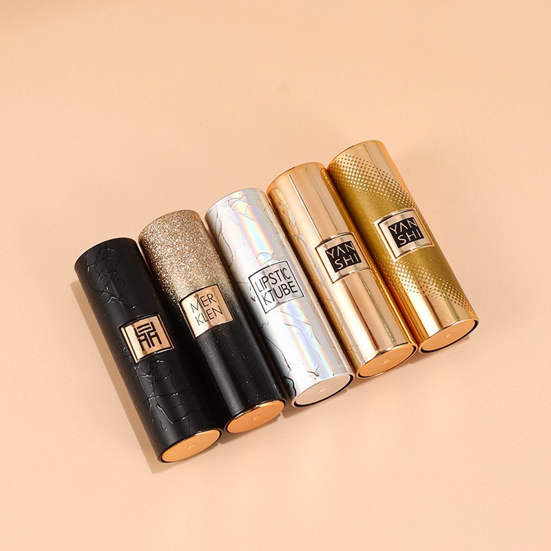 3.5g Iridescent Gradient DIY Thick Center Press-Type Lipstick Tube - Image 2