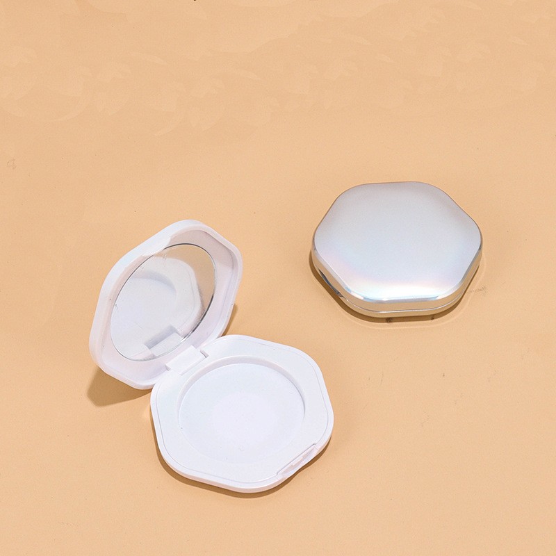 8g Hexagonal Rounded Edge Single Compartment Powder Compact for Single Color Eyeshadow - Image 3