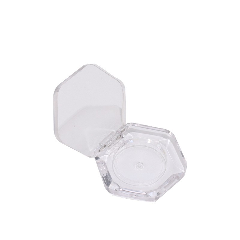 3g Round Hexagonal Transparent Sample Eyeshadow Case - Image 5