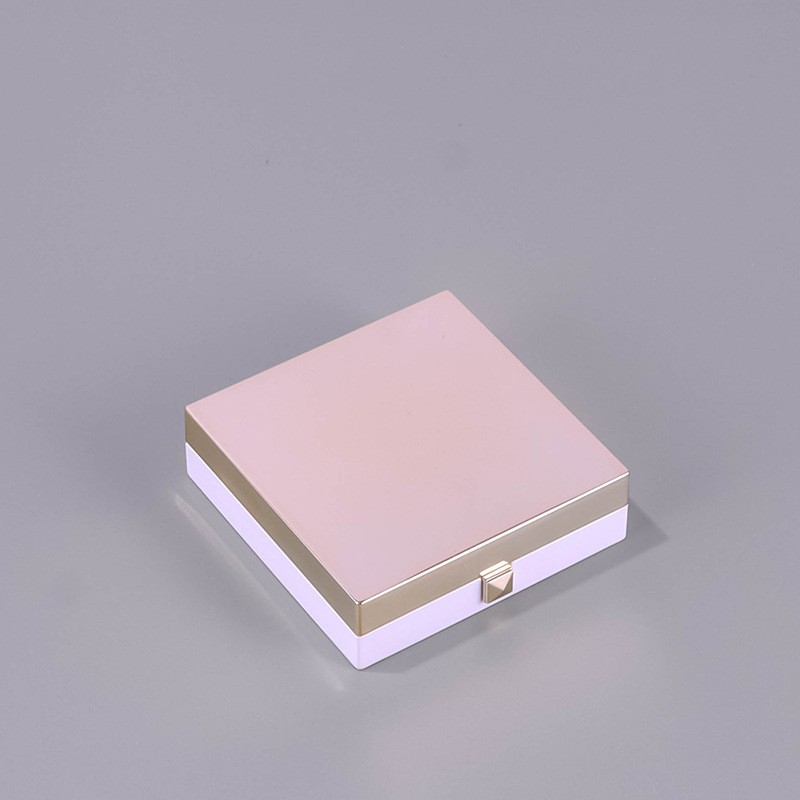 Square Single-compartment Flip-top Clip-on Powder Compact Empty Box - Image 2