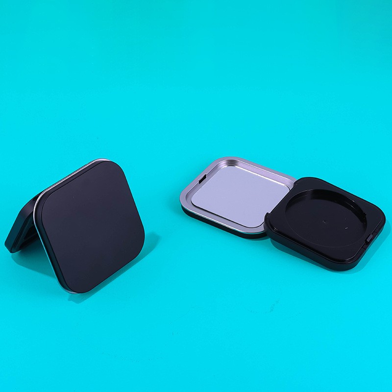 Square Highlighter Compact Case; Empty Four-color Eyeshadow Palette - Image 4