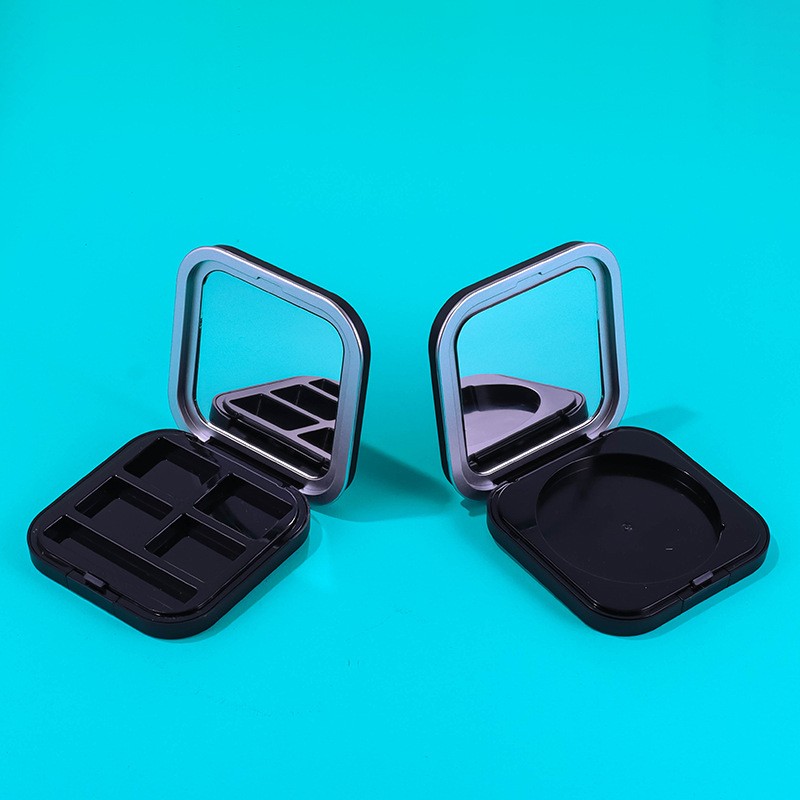 Square Highlighter Compact Case; Empty Four-color Eyeshadow Palette - Image 2