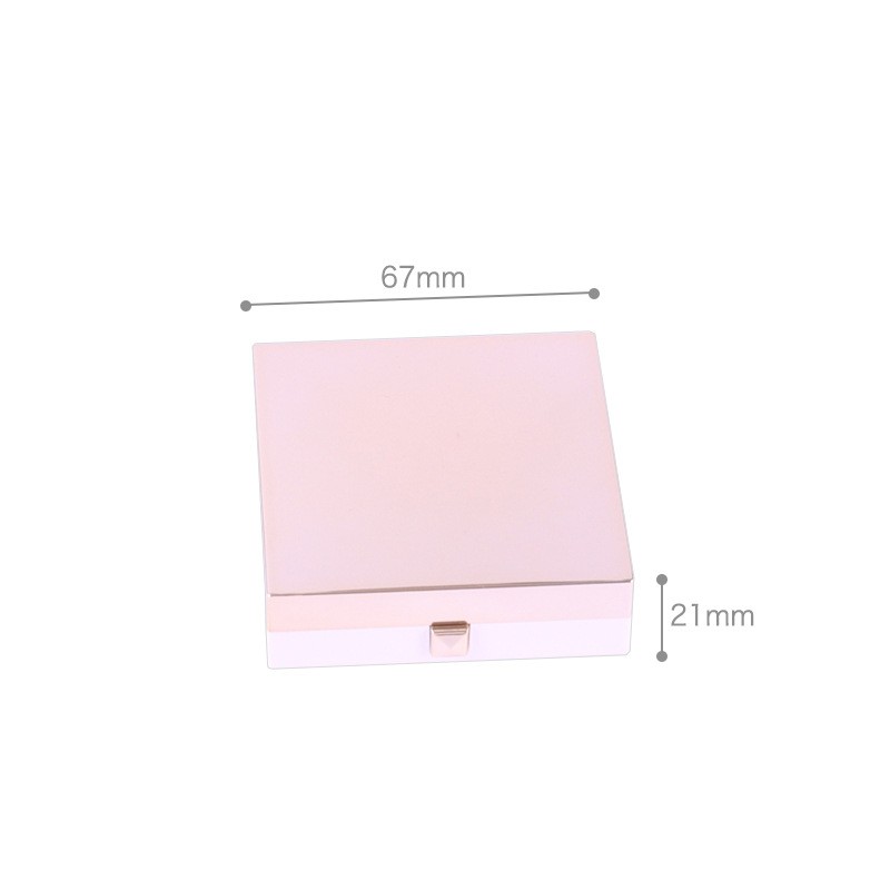 Square Single-compartment Flip-top Clip-on Powder Compact Empty Box - Image 5