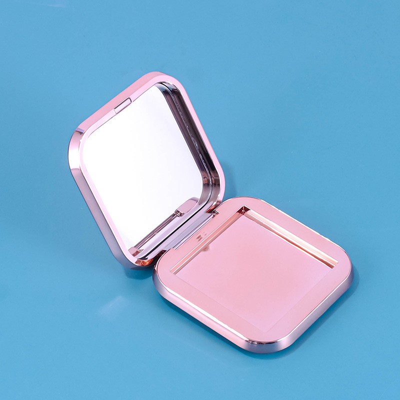 Round/Square Magnetic Single-color Eyeshadow Palette With Mirror And Single-Color Powder Compact - Image 4