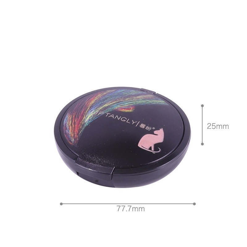 3D Mirrored Flip-Top Double-Layer Powder Compact Case Blush Box Empty Box Packaging Material - Image 5
