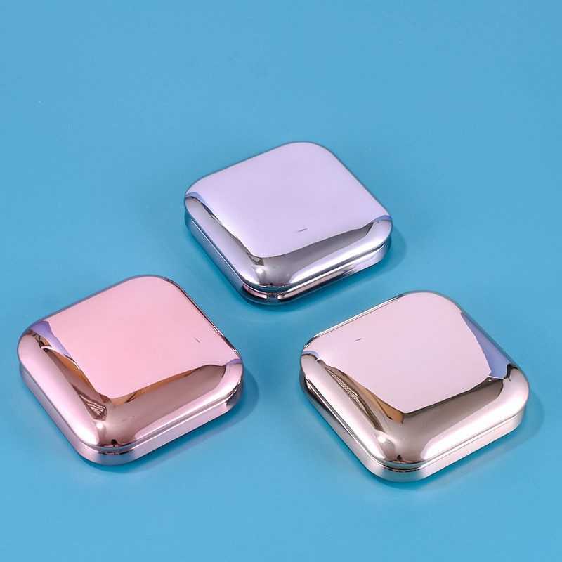 Round/Square Magnetic Single-color Eyeshadow Palette With Mirror And Single-Color Powder Compact - Image 3