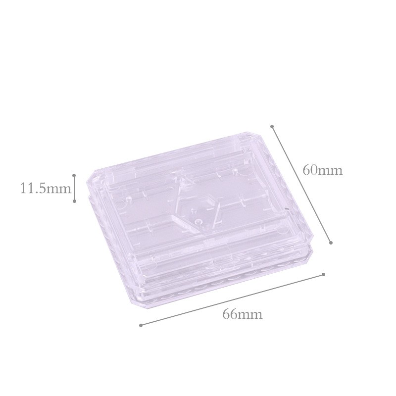 Square Eyeshadow Palette With Five Compartments And Brush Slots - Image 5