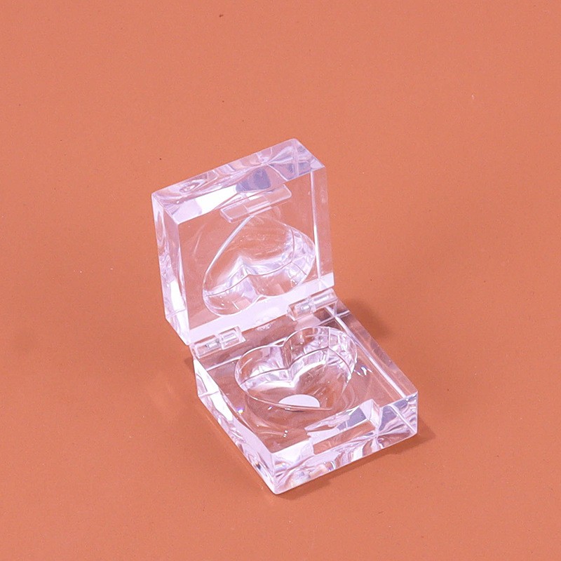 Square Ice Cube Transparent Empty Eyeshadow Box - Image 2