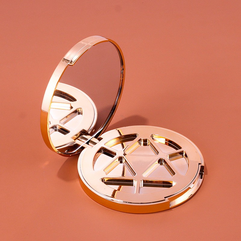 Retro-style Buckle Top Cover Engraved Nine-color Eyeshadow Empty Box Packaging Material - Image 4
