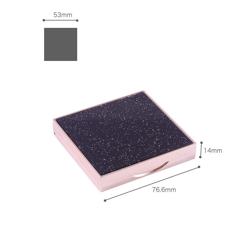 Starry Sky Square Single Color Eyeshadow Compact With Flip-Top and Lens - Image 5