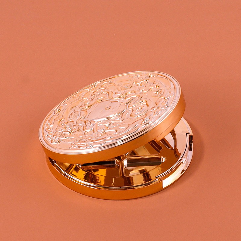 Retro-style Buckle Top Cover Engraved Nine-color Eyeshadow Empty Box Packaging Material - Image 3