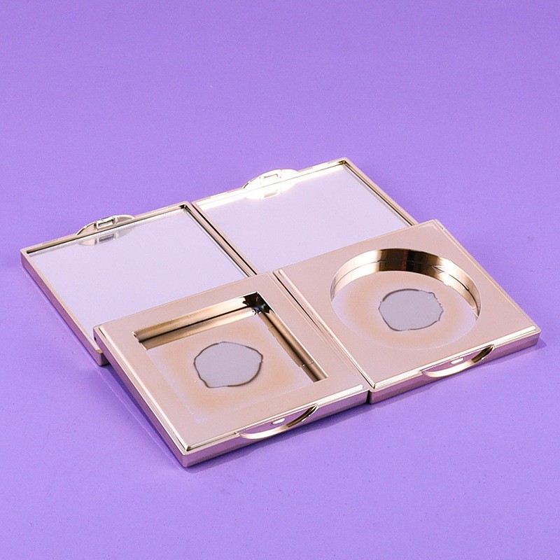 Starry Sky Square Single Color Eyeshadow Compact With Flip-Top and Lens - Image 4