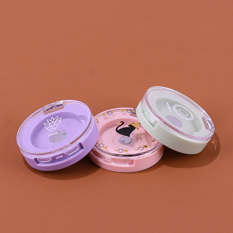 3g Single Color Eyeshadow Palette, Mini Blush Palette, Sample Round Empty Case - Image 3