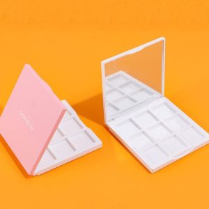 Nine-pan Eyeshadow Palette With Mirror, Minimalist Contouring Box