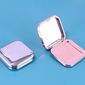 Round/Square Magnetic Single-color Eyeshadow Palette With Mirror And Single-Color Powder Compact