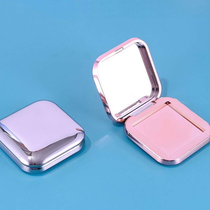 Round/Square Magnetic Single-color Eyeshadow Palette With Mirror And Single-Color Powder Compact