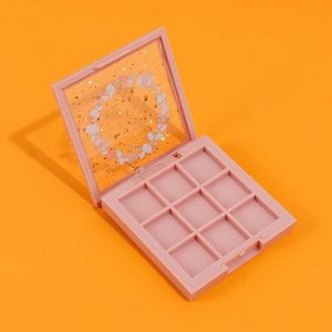 Square Transparent Top 9-color Eyeshadow Palette Packaging