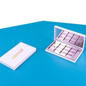 Rectangular Minimalist Snap-on 12-color Eyeshadow Palette Packaging