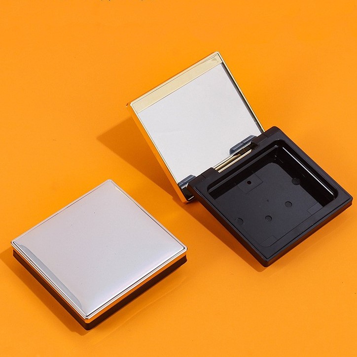 10g Square Magnetic Powder Compact Case, Empty Case for Blush and Eyeshadow