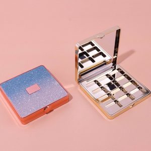 Square Top With Gradient Paint Clip 12-color Eyeshadow Palette