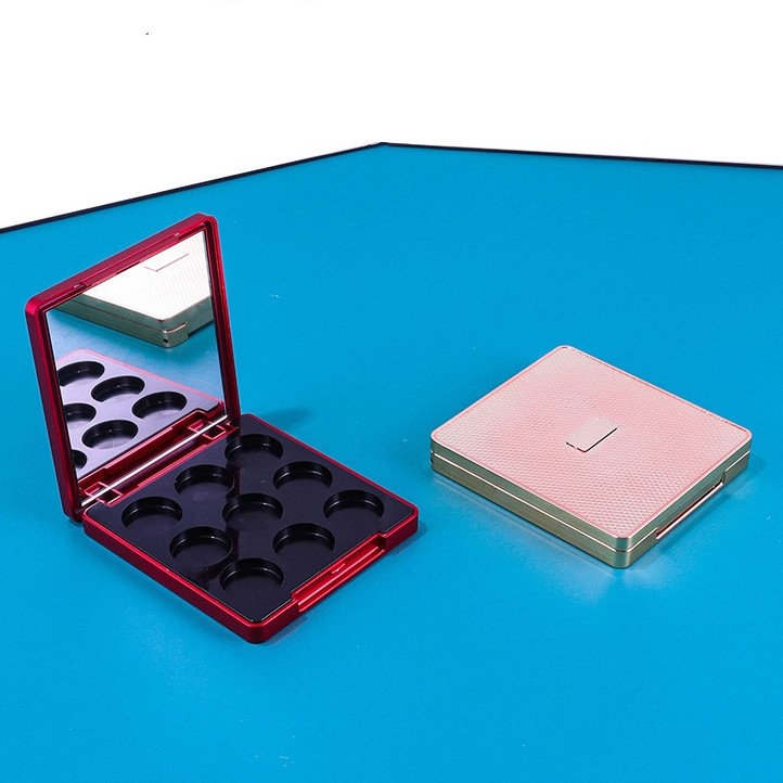 Nine-color Textured Top Cover Yu Xi Red Square Eyeshadow Palette